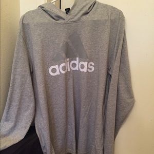 Adidas long sleeve knit hoodie